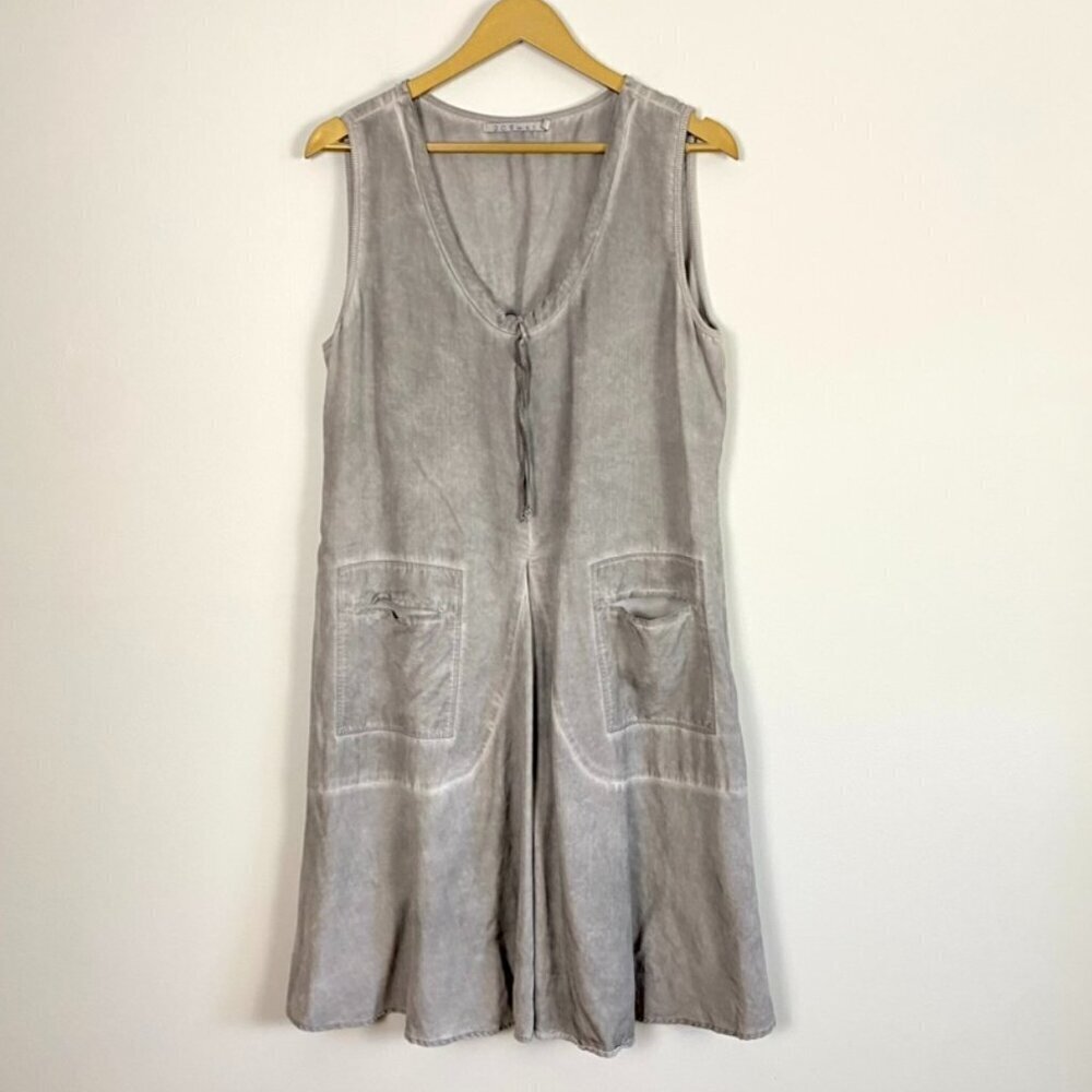 209 wst Gray Lagenlook Dress